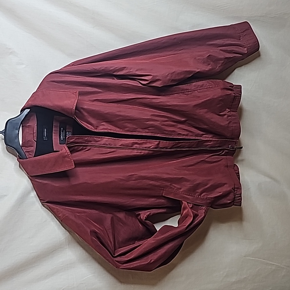 Men Claiborne Outwear Jacket, Size 2XL, Color Burgundy - Picture 3 of 13
